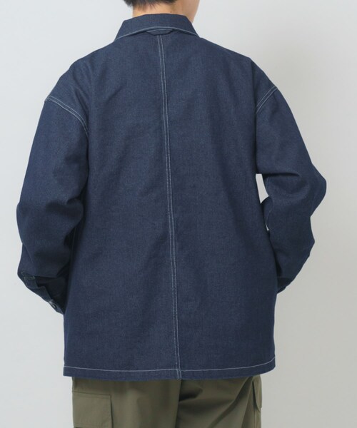 ITEMS URBANRESEARCH（アイテムズ アーバンリサーチ）の「デニム カバーオール（カバーオール・メンズ・BLK/NVY/BLU・M/L）」の17枚目の写真