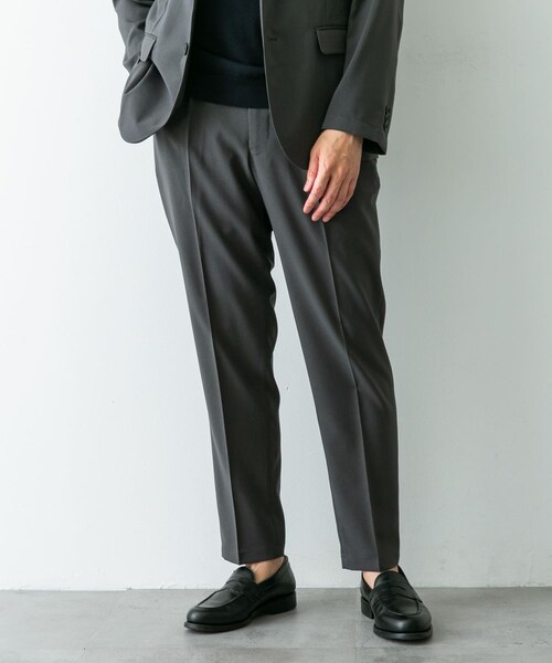 URBAN RESEARCH DOORS（アーバンリサーチドアーズ）の「『イージーケア』LIFE STYLE TAILOR　メランジトロストレッチパンツ（スラックス・メンズ・NAVY/GRAY/KHAKI・S/M/L/XL）」の18枚目の写真