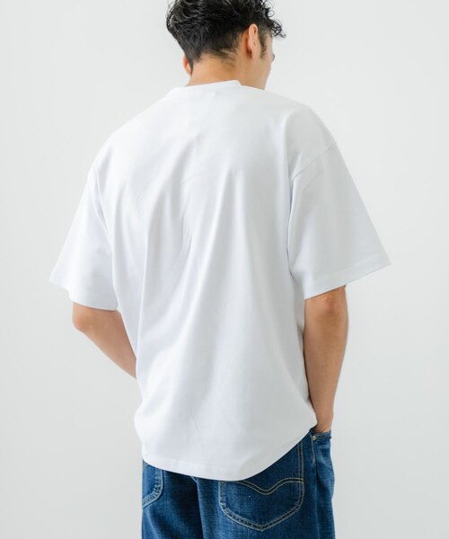 URBAN RESEARCH(アーバンリサーチ)の「Premium Organic Cotton T-shirts(Tシャツ/カットソー・メンズ・WHITE/BORDEAUX/GREEN/NAVY・M/L)」の9枚目の写真