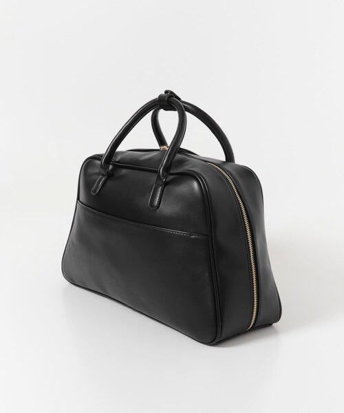 RODE SKO(ロデスコ)の「『別注』AJUGA.×RODE SKO ファーチャーム付きボストンバッグ(ボストンバッグ・レディース・BLACK/D.BROWN・-)」の6枚目の写真