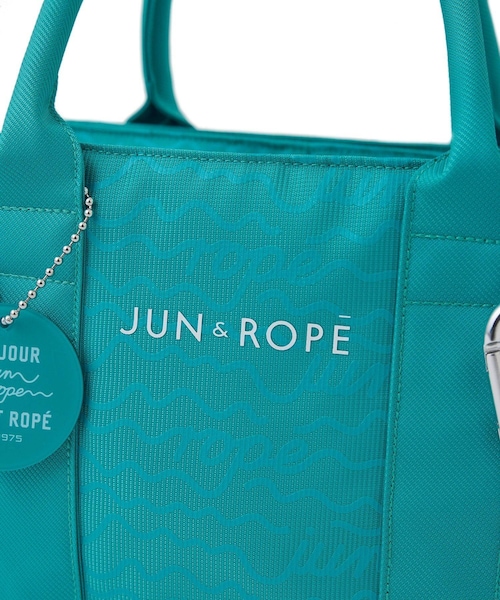 ROPE'(ロペ)の「チャーム付きカートバッグ/ユニセックス(トートバッグ・レディース・ブラック/ホワイト/ターコイズ・F)」の16枚目の写真