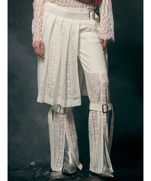 PAMEO POSE bontage Lace Trousers パメオポーズ PAMEO POSE（パメオポーズ）の「Bontage Lace Trousers（その他パンツ