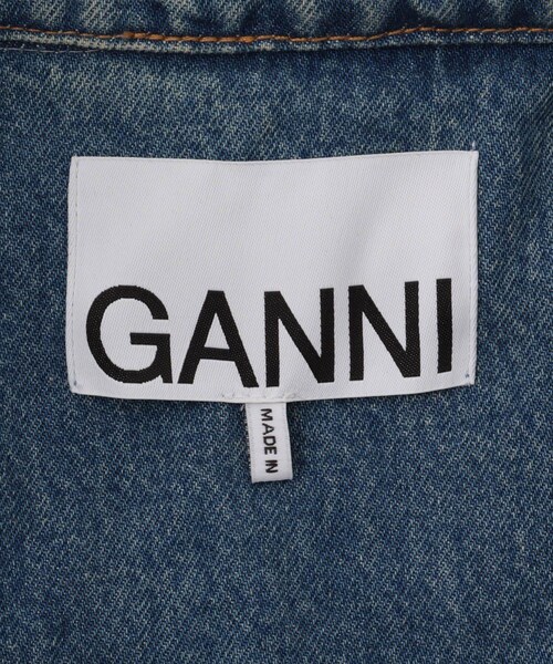 ADAM ET ROPE'(アダムエロペ)の「【GANNI(ガニー)】Tint Rigid Denim Jacket(デニムジャケット・レディース・ブルー・36)」の13枚目の写真