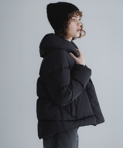 URBAN RESEARCH Sonny Label（アーバンリサーチサニーレーベル）の「撥水ショールカラーミディダウンコート（その他アウター・レディース・ブラック/グレージュ/ネイビー・Free）」の9枚目の写真