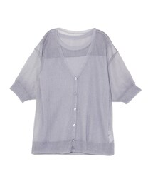 LAGUNAMOON | シアーリブニットアンサンブル(ニット/セーター)