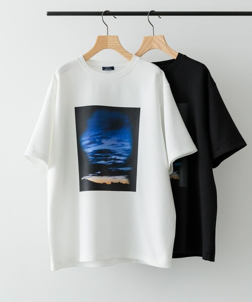 ITEMS URBANRESEARCH（アイテムズ アーバンリサーチ）の「Art Graphic ポンチTシャツ Dawn（Tシャツ/カットソー・メンズ・WHT/BLK・M/L）」の13枚目の写真
