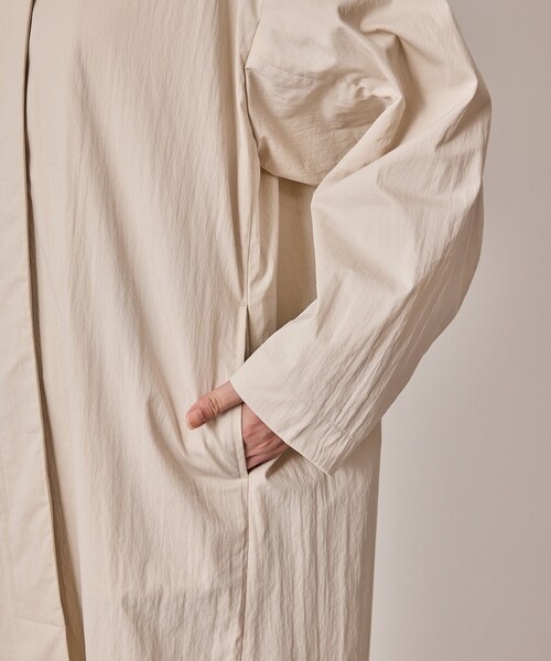 NERGY（ナージー）の「【撥水】ステンカラーロングコート（ステンカラーコート・レディース・ベージュ・F）」の17枚目の写真