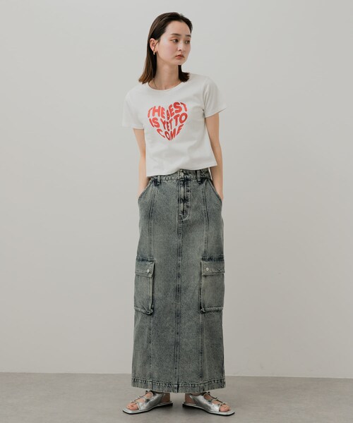 SENSE OF PLACE by URBAN RESEARCH（センスオブプレイスバイアーバンリサーチ）の「カーゴデニムスカート（デニムスカート・レディース・L.INDIGO/D.INDIGO・S/M）」の8枚目の写真