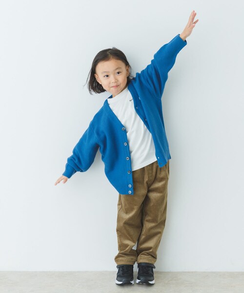 URBAN RESEARCH DOORS(アーバンリサーチドアーズ)の「『別注』PENNEYS×DOORS THE FOX Vネックカーディガン(KIDS)(カーディガン/ボレロ・キッズ・RED/BLUE/TOP GRAY・105/120/135)」の19枚目の写真