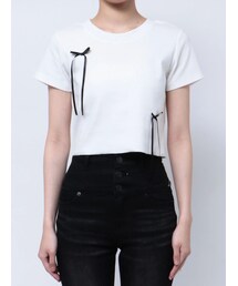 EMODA | ポイントリボンTシャツ(Tシャツ/カットソー)