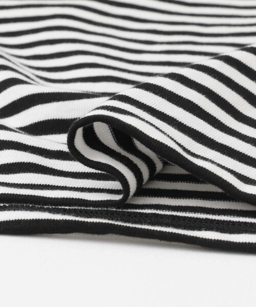 URBAN RESEARCH ROSSO（アーバンリサーチロッソ）の「F by ROSSO　シアードッキングカットソー（Tシャツ/カットソー・レディース・BLACK/GRAY・FREE）」の6枚目の写真