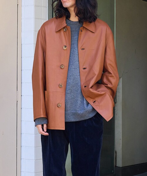 ADAM ET ROPE'（アダムエロペ）の「【ARDENNES/アルデンヌ】Claudia（その他アウター・メンズ・ブラック/ダークブラウン・48/50）」の4枚目の写真