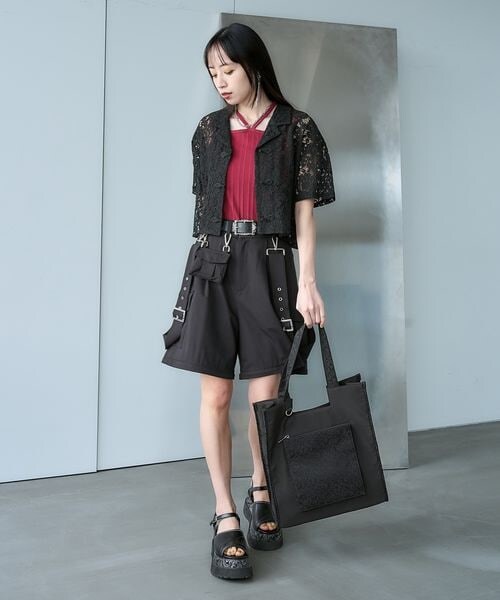HARE（ハレ）の「ストリングリブタンクトップ（その他・ホワイト05/ブラック09/グレー18/レッド35/イエロー65/ブルー85・FREE）」の13枚目の写真