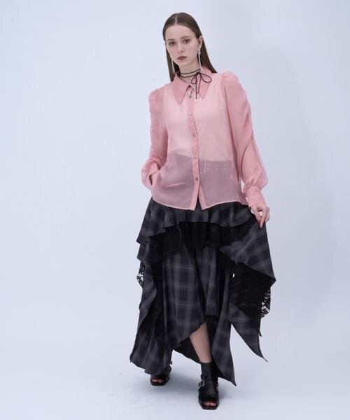 HARE（ハレ）の「ストリングリブタンクトップ（その他・ホワイト05/ブラック09/グレー18/レッド35/イエロー65/ブルー85・FREE）」の10枚目の写真