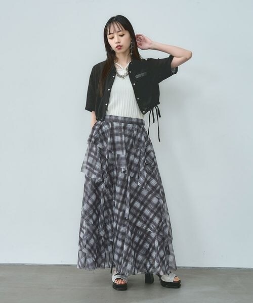 HARE（ハレ）の「ストリングリブタンクトップ（その他・ホワイト05/ブラック09/グレー18/レッド35/イエロー65/ブルー85・FREE）」の9枚目の写真