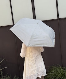 【完全遮光100%】【晴雨兼用】折り畳み傘(リボン)