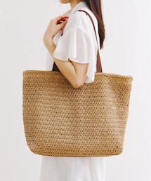 フェイクレザーハンドルペーパーバッグ