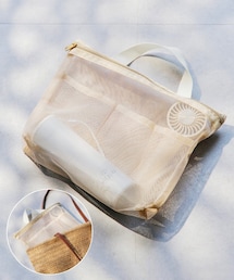 salut! | 3ポケット付きメッシュポーチ横(ポーチ)