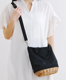 柳キャンバス2WAYショルダーバッグ