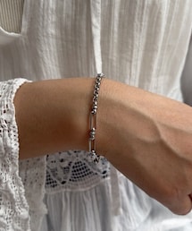 ＜ステンレス＞チェーンブレスレット