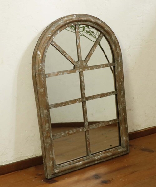 salut!(サリュ!)の「《WEB限定再入荷》アイアン窓型ミラー(ミラー・その他・3)」の1枚目の写真