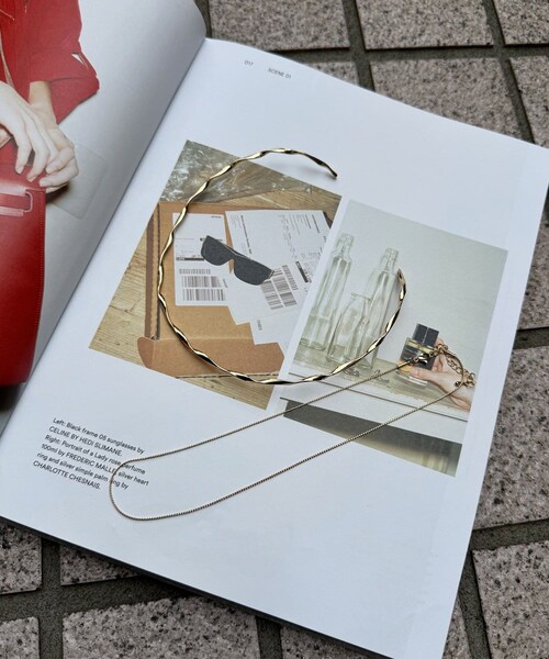 Lattice（Lattice）の「チェーンネックレス/ネックカフセット(2P)（ネックレス・レディース・シルバー/ゴールド・FREE）」の2枚目の写真