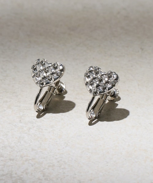 Lattice(Lattice)の「ハートイヤリング(イヤリング・レディース・シルバー/ゴールド・FREE)」の1枚目の写真