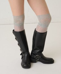 WHO'S WHO gallery | レースニーハイソックス(ソックス/靴下)