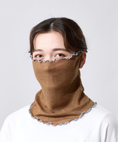 3coins(3coins)の「UVメローフェイスカバー(ファッション雑貨・レディース・グレー/ブラウン・FREE)」の2枚目の写真