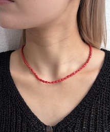 ビーズネックレス