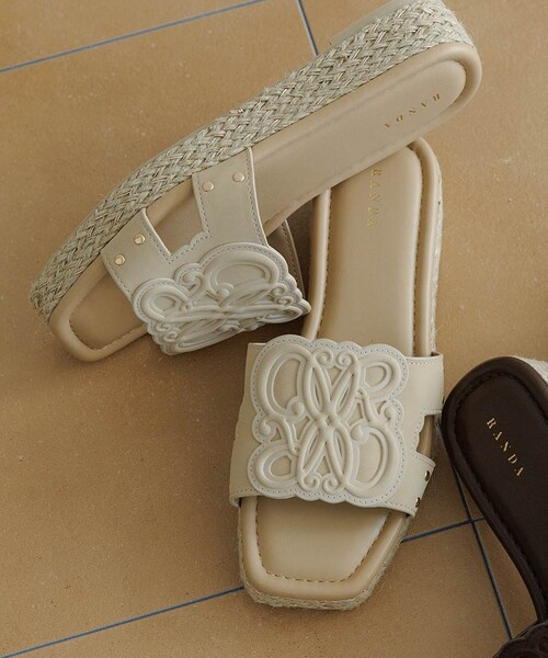 RANDA（ランダ）の「エンボスモノグラムジュートサンダル（その他・レディース・その他）」の18枚目の写真