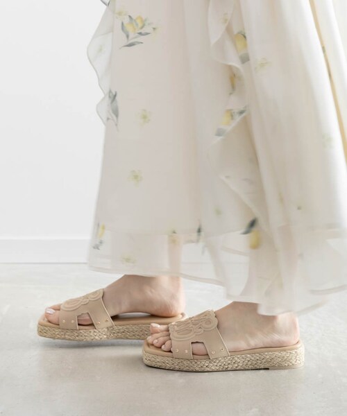 RANDA（ランダ）の「エンボスモノグラムジュートサンダル（その他・レディース・その他）」の21枚目の写真