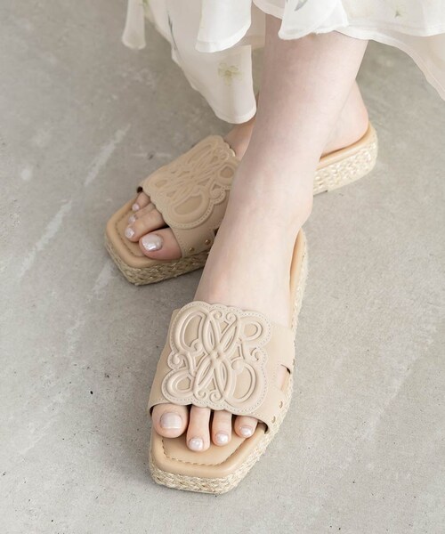 RANDA（ランダ）の「エンボスモノグラムジュートサンダル（その他・レディース・その他）」の22枚目の写真