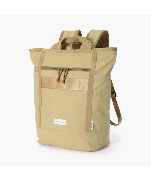 BRIEFING(ブリーフィング)の「【4月14日(火)~入荷予定】DEAN & DELUCA × BR PACKABLE 2WAY PACK(その他・BLACK/BEIGE・FREE)」の1枚目の写真