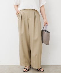 PUAL CE CIN | 【接触冷感】バルーンシルエットスラックスパンツ(パンツ)