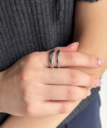 ＜ステンレス＞２連リング