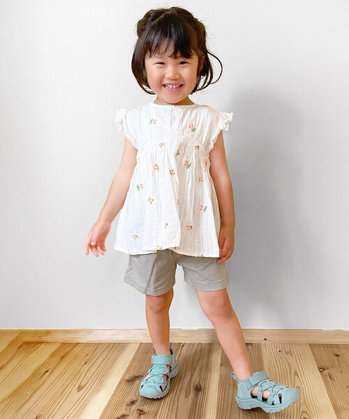 ORiental TRaffic(オリエンタルトラフィック)の「【WEB限定/KIDS】コードデザインスポーツサンダル/K-502(その他・レディース・ベージュ/ブラック/ブルー/パープル・16.0cm/17.0cm/18.0cm/19.0cm/20.0cm/21.0cm/22.0cm/23.0cm)」の20枚目の写真