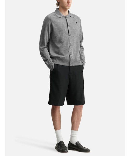 ami（アミ）の「Wool Shirt Collar Ami De Coeur Cardigan（その他・メンズ・other・XS/S/M/L）」の4枚目の写真
