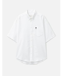 ami | Cotton Boxy Embroidered Ami De Coeur