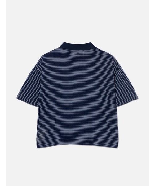 ami（アミ）の「Cotton Striped Ami De Coeur Polo（その他・メンズ・other・XS/S/M/L）」の2枚目の写真