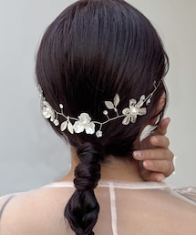 【オケージョン】フラワーヘッドアクセ