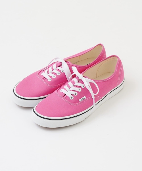 CIAOPANIC（チャオパニック）の「【VANS/ヴァンズ】オーセンティック（スニーカー・メンズ・ネイビー/ピンク・10.5/10/9）」の2枚目の写真