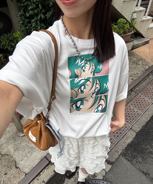 CIAOPANIC(チャオパニック)の「【RePRODUCTION LABEL / リプロダクションレーベル】アソートヴィンテージフェードTEE(Tシャツ/カットソー・レディース・ブラックその他3/ミッドナイトブルー/ブルー/ブラック/ブラックその他2/カーキ/チャコールグレー/ピンク/オフホワイト/レモンイエロー/シルバー/イエロー/ローズ/グレー/レッド・F)」の2枚目の写真