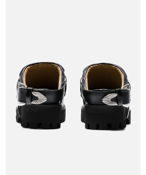 TOGA VIRILIS（トーガ ビリリース）の「Black Leather Mules（その他・メンズ・other・EU 41/EU 42/EU 43/EU 44/EU 45）」の3枚目の写真