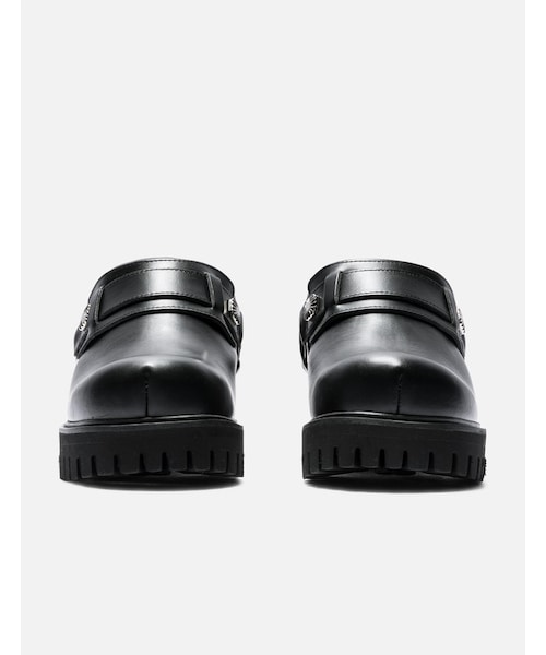 TOGA VIRILIS（トーガ ビリリース）の「Black Leather Mules（その他・メンズ・other・EU 41/EU 42/EU 43/EU 44/EU 45）」の2枚目の写真