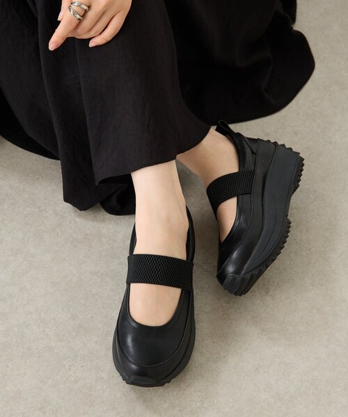 【美品】  BEARDSLEY / ビアズリー | CALITAS WORLD ベルベット ローファー | 35 | ブラック | レディース 美品】 BEARDSLEY / ビアズリー | CALITAS WORLD ベルベット