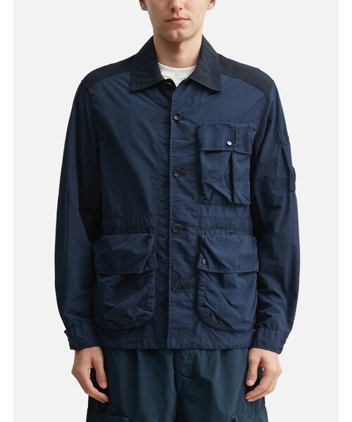 C.P. COMPANY（シーピーカンパニー）の「Flatt Nylon Mixed Button Lens Jacket（その他・メンズ・other・S/M/L/XL）」の3枚目の写真
