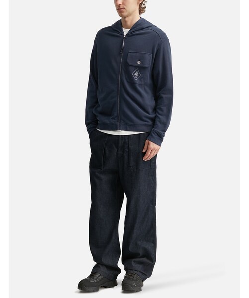 C.P. COMPANY（シーピーカンパニー）の「Malfilè Fleece Zip Hooded Sweatshirt（その他・メンズ・other・S/M/L/XL）」の5枚目の写真