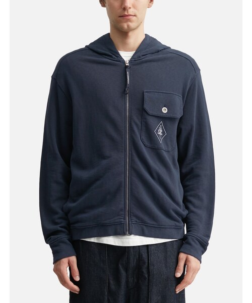 C.P. COMPANY（シーピーカンパニー）の「Malfilè Fleece Zip Hooded Sweatshirt（その他・メンズ・other・S/M/L/XL）」の3枚目の写真