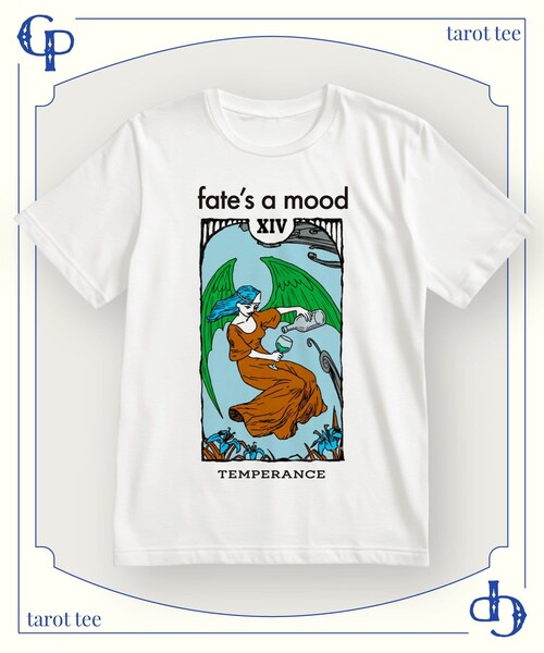 CIAOPANIC（チャオパニック）の「タロットグラフィックTEE（Tシャツ/カットソー・レディース・ホワイトその他2/ライトグレー/クリア/ホワイトその他3/オフホワイト/ベージュ/アイボリー/シルバー/ホワイトその他1/ホワイト/ライトベージュ/グレー・F）」の8枚目の写真